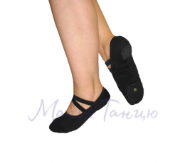 Балетки стрейч чорні трикотажні, Розмір взуття: р. 35 (22,5 см.)