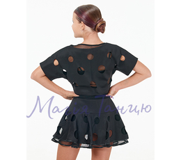 Спідниця латина "Санрайс" дайвінг, р.36, Розмір одягу: р. 40/140-146 см