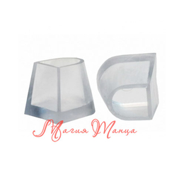 Накаблучники силіконові Клеш (16,5х18 мм), Модель накаблучників: Клеш (16,5х18 мм)