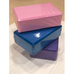 Блок для йоги, кирпич для йоги, цеглинка для йоги 23 х 15 х 7,5 см, Колір: Рожевий