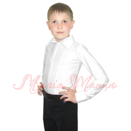 Сорочка чоловіча з шортиками зі змійкою біла 4000, Розмір одягу: р. 36