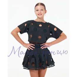 Блуза "Ваніль" майка-сітка і накидка р.36, Розмір одягу: р. 40/140-146 см