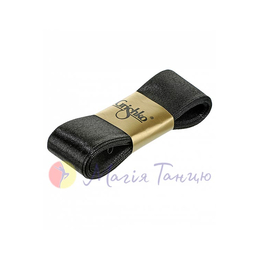 Стрічка Grishko атласна чорна 2 см 0002/3, Колір Балетки/напівчешки "Grishko": Чорний