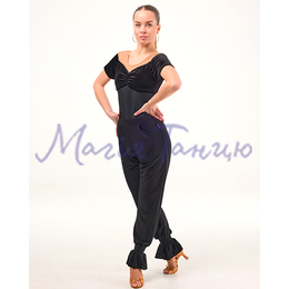 Брюки бальні жіночі 5011 з манжетом, Розмір одягу: р. 38/128-134 см