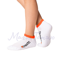 Шкарпетки білі для гімнастики утеплені махрові, Колір: Лимонний, Розмір колгот: р. 22 (20-22 см)