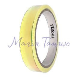 Обмотка Tuloni Holographic 1,5 см * 33 м, Колір стрічки: Lime