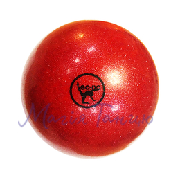 М'яч D-15 см гліттер для худ. гімнастики GO-DO, Колір м'яча: Червоний