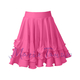СПІДНИЦЯ РЕЙТИНГОВА №3 (РЮШІ-ВОЛОСІНЬ) (11604), Колір: Рожевий, Розмір бейсика: р. 140