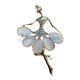 Брошка "Балерина" спідниця пудра